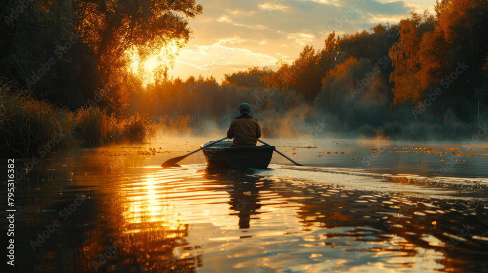 A Fishermen go out in boats to catch fish A Fishermen go out in boats to catch fish