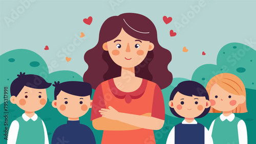 A proud mother watching her children and spouse perform tears in her eyes as she sees how much they love and support each other.