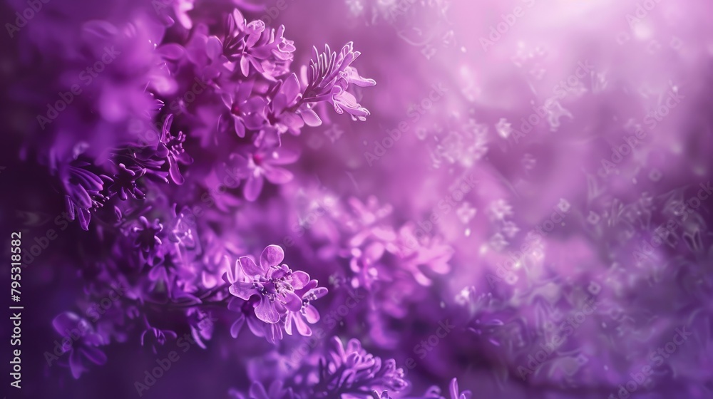 Elegant Purple Wallpaper: Adding Sophistication to Your Space