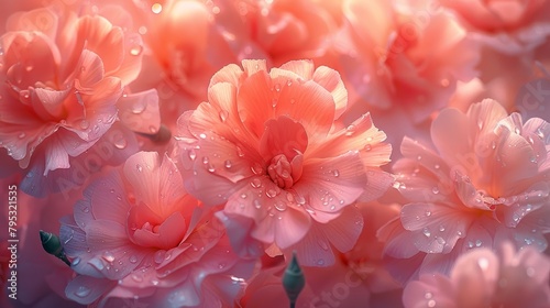  imagine  prompt  Pink roses covered in morning dew