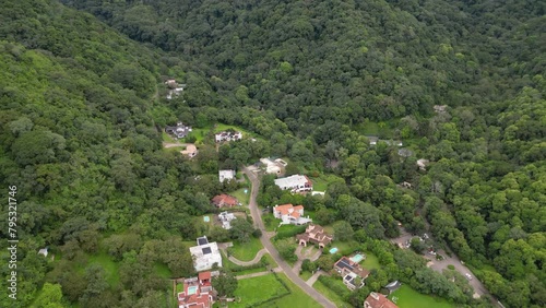 aerial view of san lorenzo in salta, argentina - mar 3th 2024