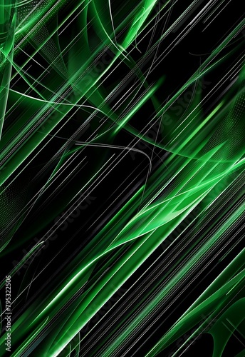  green black abstract background