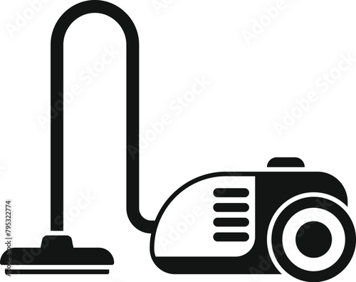 Home vacuum cleaner icon simple vector. Modern design. New device