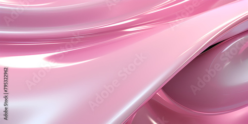 Abstract pink and white chrome background 