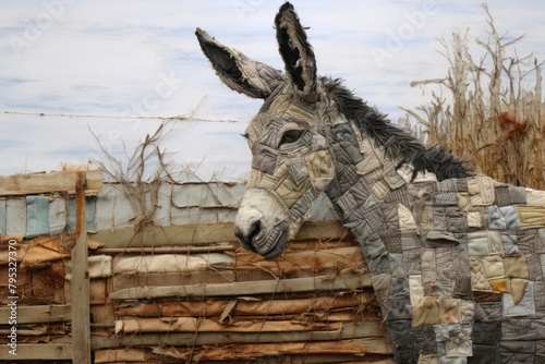 Donkey animal mammal representation. © Rawpixel.com