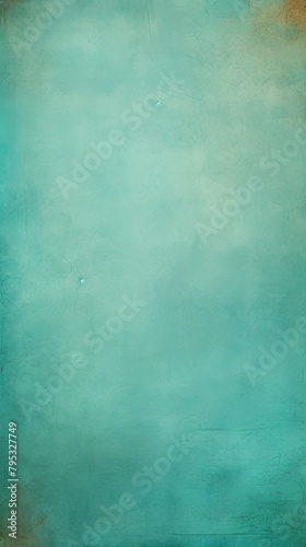 Turquoise background paper with old vintage texture antique grunge textured design  old distressed parchment blank empty with copy space 