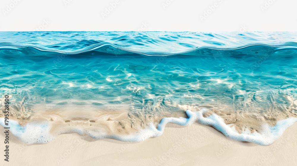 Water wave underwater blue ocean swimming pool wide panorama background ...