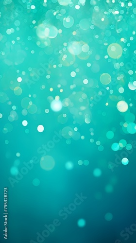 Turquoise background with light bokeh abstract background texture blank empty pattern with copy space for product design or text copyspace mock-up 