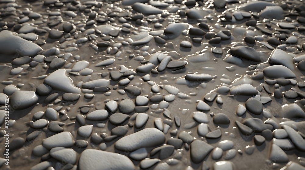 texture gravillons, cailloux pierres et galets, généré par IA texture gravillons, cailloux pierres et galets, généré par IA