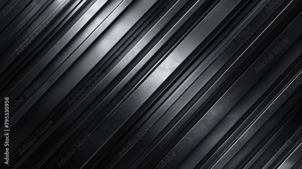 Modern Abstract Black Metal Background with Diagonal Lines Modern Abstract Black Metal Background with Diagonal Lines