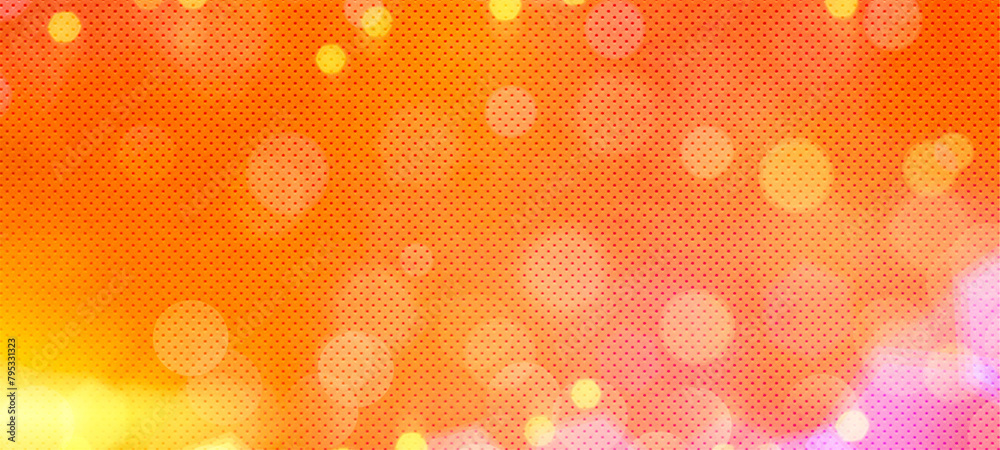 Orange panorama bokeh background. Simple design for banner, poster, events and various design works Orange panorama bokeh background. Simple design for banner, poster, events and various design works