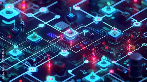 Real-Time Network Analysis in a Cybersecurity Center  A Comprehensive Isometric Diagram