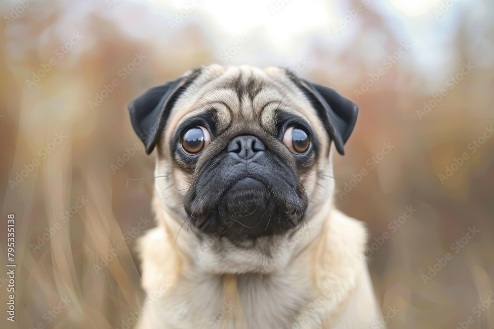 hilarious pug pictures captured by generative ai showcasing their funny and adorable expressions