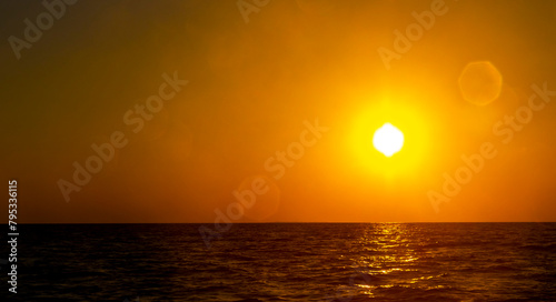 Maldives tropical paradise island golden sunset view from Rasdhoo.