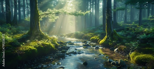 Tranquil Serenity A Small Stream s Whisper