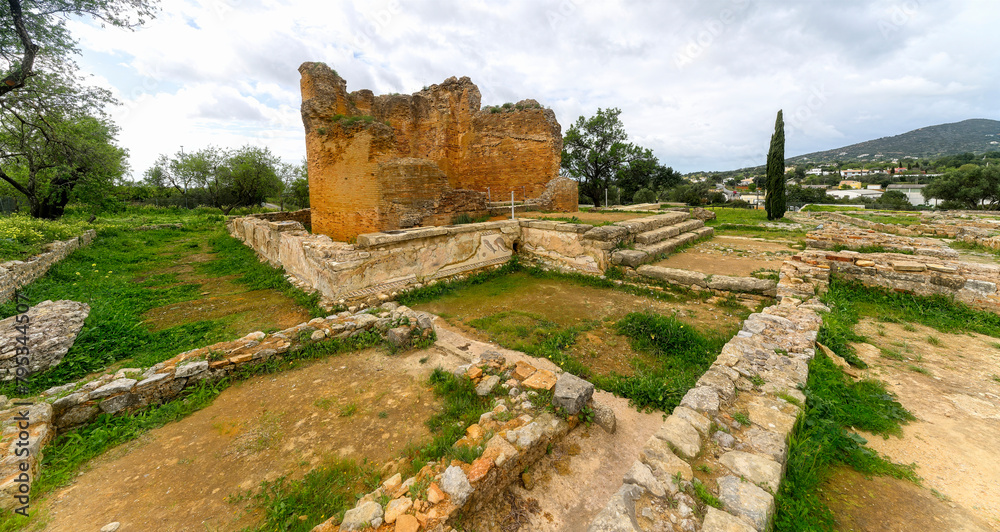 Roman ruins of Milreu, Algarve, Portugal, February 2024