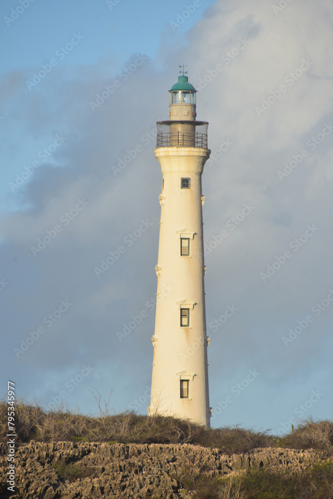Historic Lighthouse on the Northern Tip of Aruba