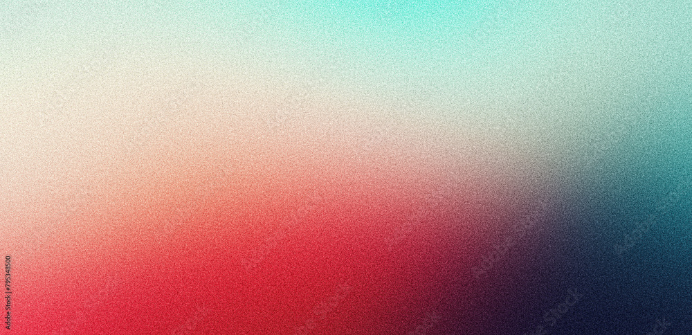 Grainy gradient background teal orange red blue retro noise texture summer banner poster backdrop design Grainy gradient background teal orange red blue retro noise texture summer banner poster backdrop design