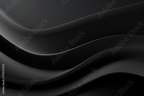 Black abstract nature blurred background gradient backdrop. Ecology concept for your graphic design, banner or poster blank empty with copy space 