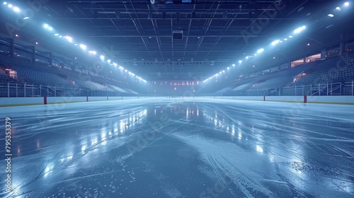 Hockey ice rink sport arena empty field - stadium © vadymstock