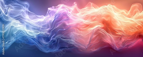 Holographic neon background  Colorful psychedelic abstract. Pastel color waves for the background