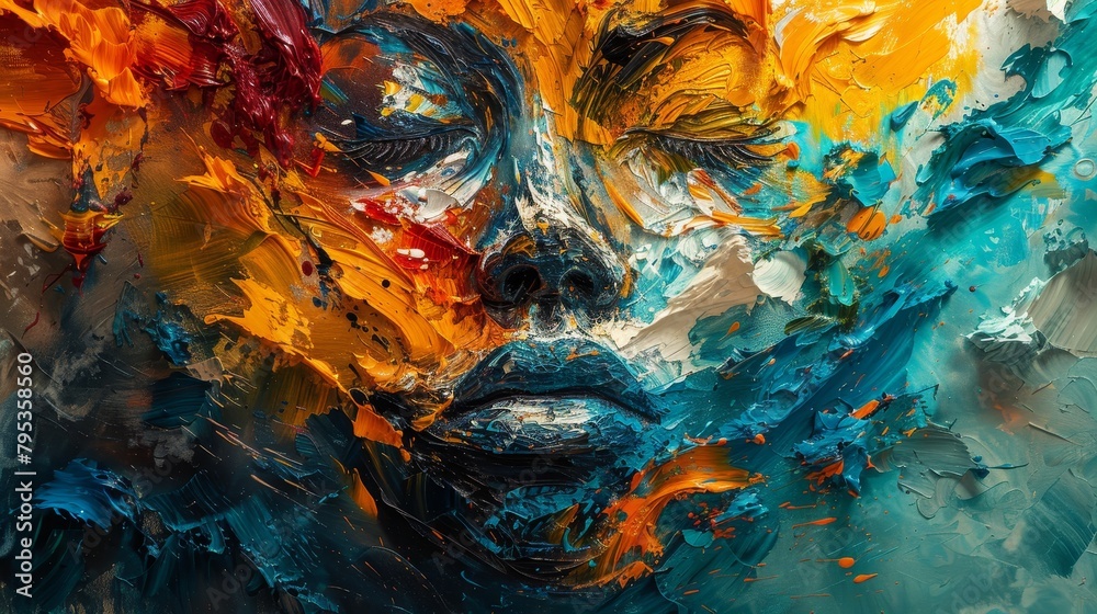 Fototapeta premium Craft a visually stunning artwork that celebrates the human spirit