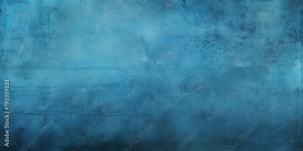 Blue old scratched surface background blank empty with copy space for product design or text copyspace mock-up 