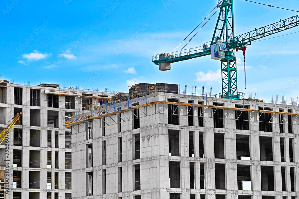 New building construction site
