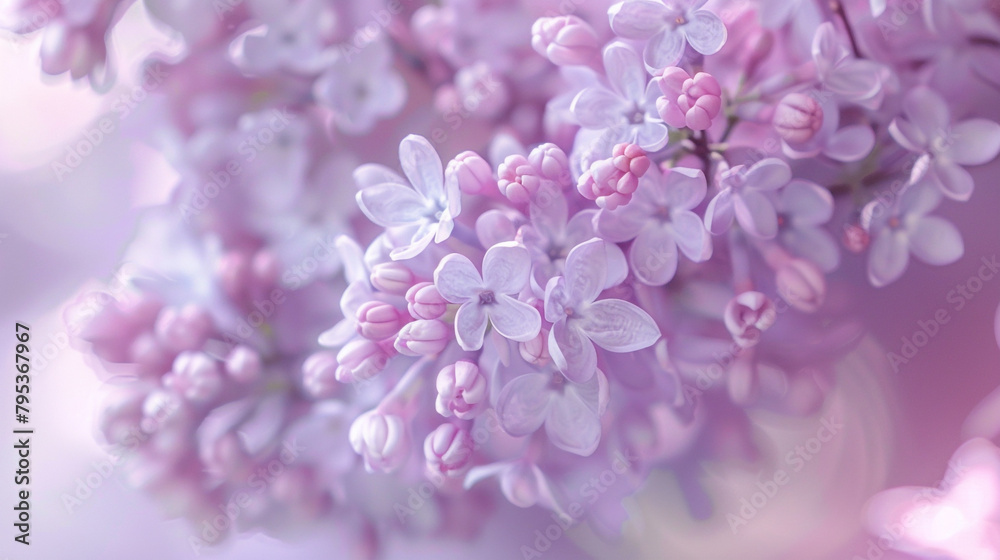 A soft lilac hue, silent and serene.