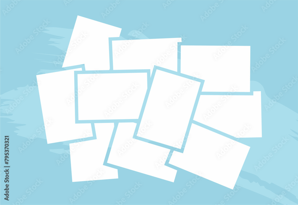 Pictures or photos frame collage. comics page grid layout abstract photo frames and digital photo wall template Pictures or photos frame collage. comics page grid layout abstract photo frames and digital photo wall template