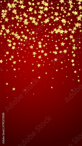 Magic stars vector overlay.  Gold stars scattered