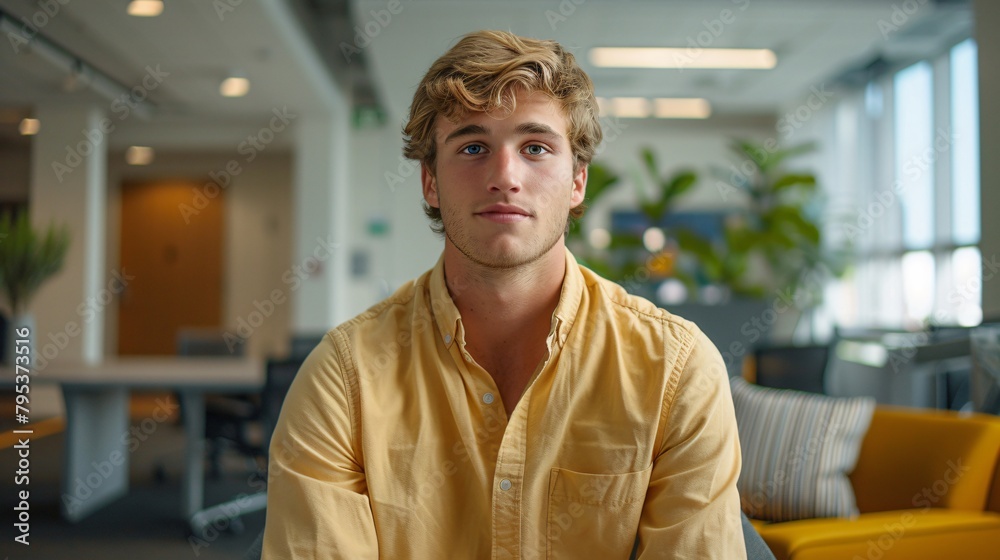 Obraz premium Casual Friday in the office: approachable executive