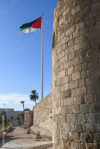 View at fort Aqaba on Aqaba, Jordan