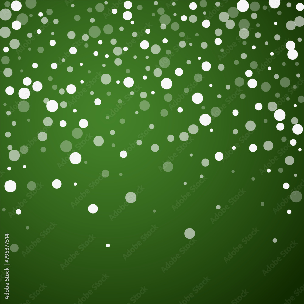 Magic falling snow christmas background. Subtle