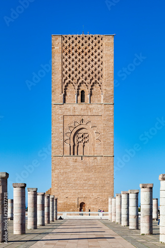 The Hassan Tower in Rabat photo