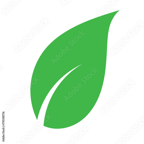 Green leaf logo design vector icons. vector illustration. EPs 10
