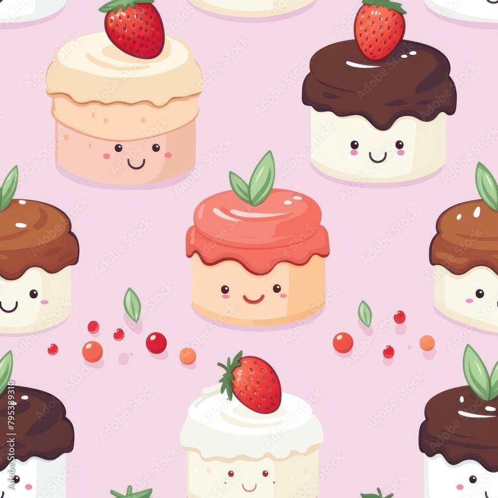 Pudding backgrounds strawberry dessert