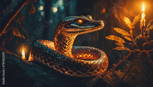 spirit animal snake shamanism by generative ai