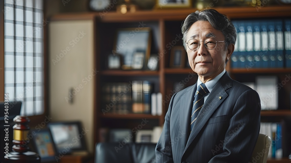 Confident Businessman in Office, Suitable for Leadership Themes Confident Businessman in Office, Suitable for Leadership Themes