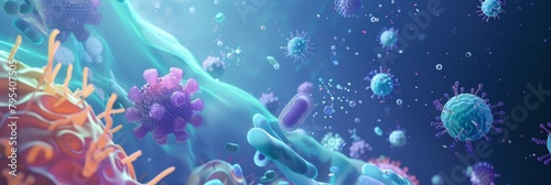 An educational video game lets players navigate a microscopic ship through waves of viruses and bacteria, using tools like vaccines and antibiotics to maintain health photo