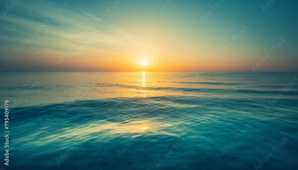 beautiful closeup sea water surface sunset sunrise gold blue colors calm soft waves relaxing horizon dream fantasy shallow focus blur seascape sky tranquil peaceful nature pattern mediterranean