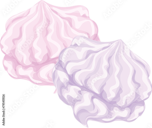 Candy marshmallows icon cartoon vector. Sugar food. Delicious confection