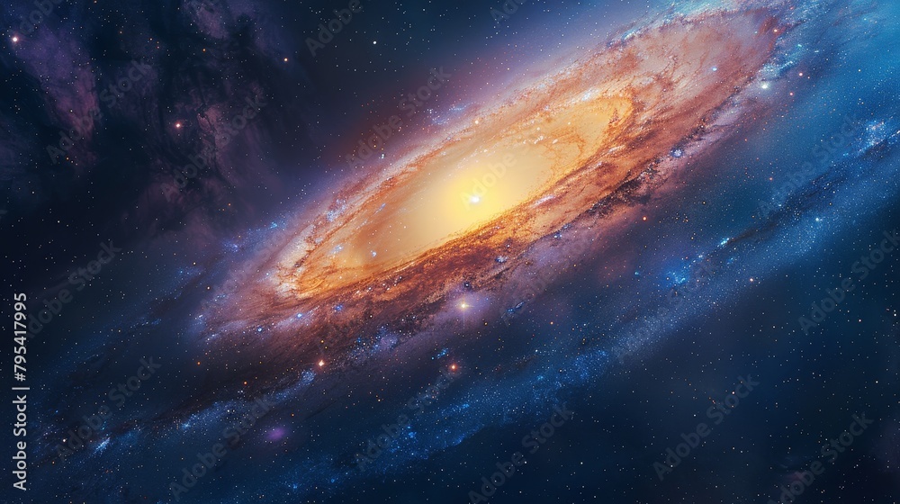 Galaxy: A stunning photo of the Andromeda Galaxy