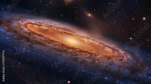 Galaxy: A striking photo of the Andromeda Galaxy's galactic center