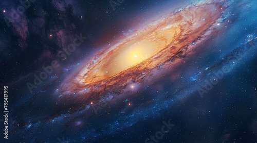 Galaxy: A stunning photo of the Andromeda Galaxy