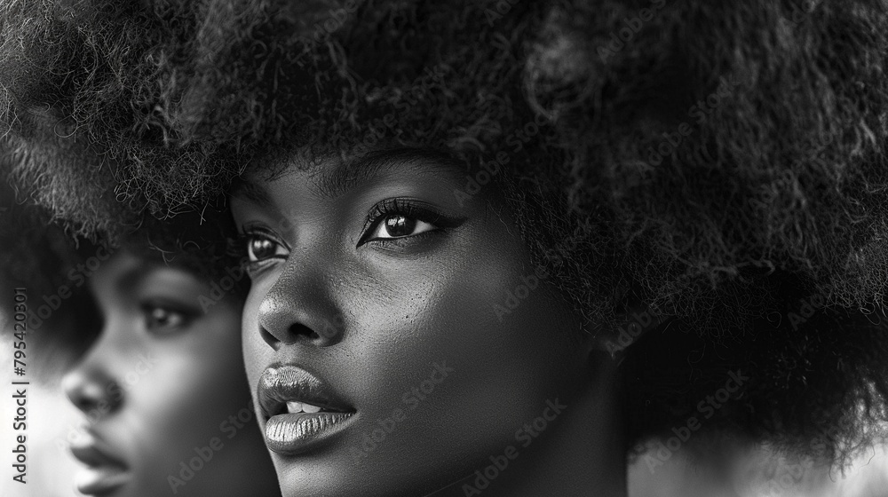 Document the journey of individuals embracing their natural hair texture and allowing it to grow freely