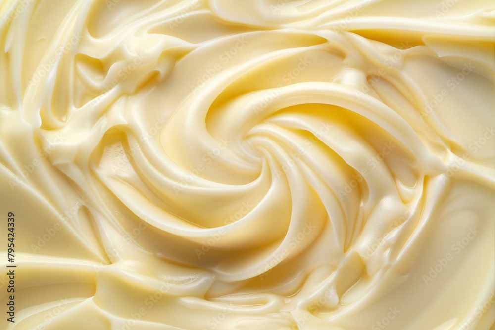 Lose yourself in the ivory swirls of liquid mayonnaise, its delicate fragrance and smooth flow evoking calm Lose yourself in the ivory swirls of liquid mayonnaise, its delicate fragrance and smooth flow evoking calm