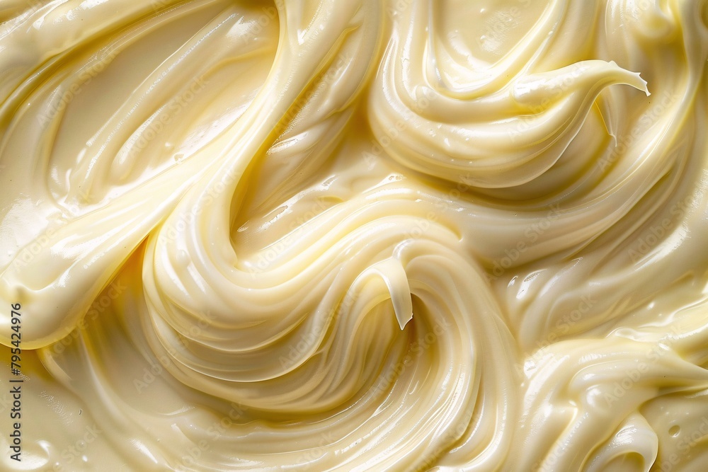 Lose yourself in the creamy swirls of liquid mayonnaise, its subtle fragrance and smooth consistency inspiring calm Lose yourself in the creamy swirls of liquid mayonnaise, its subtle fragrance and smooth consistency inspiring calm