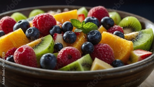 fruit salad with berries