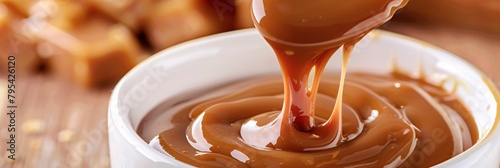 Indulge in the smooth richness of liquid caramel, its sweet fragrance and comforting texture offering pure satisfaction
